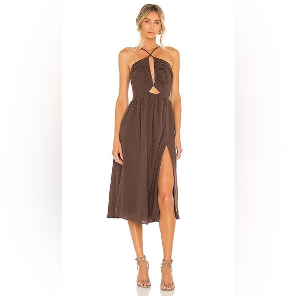 LPA Dresses & Skirts - Revolve Adalia Dress in Brown LPA